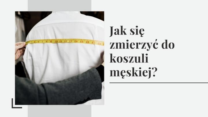 Mierzenie koszuli męskiej