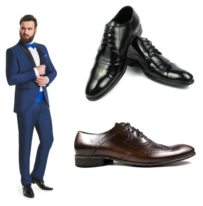 Jakie buty najlepiej pasują do granatowego garnituru męskiego?