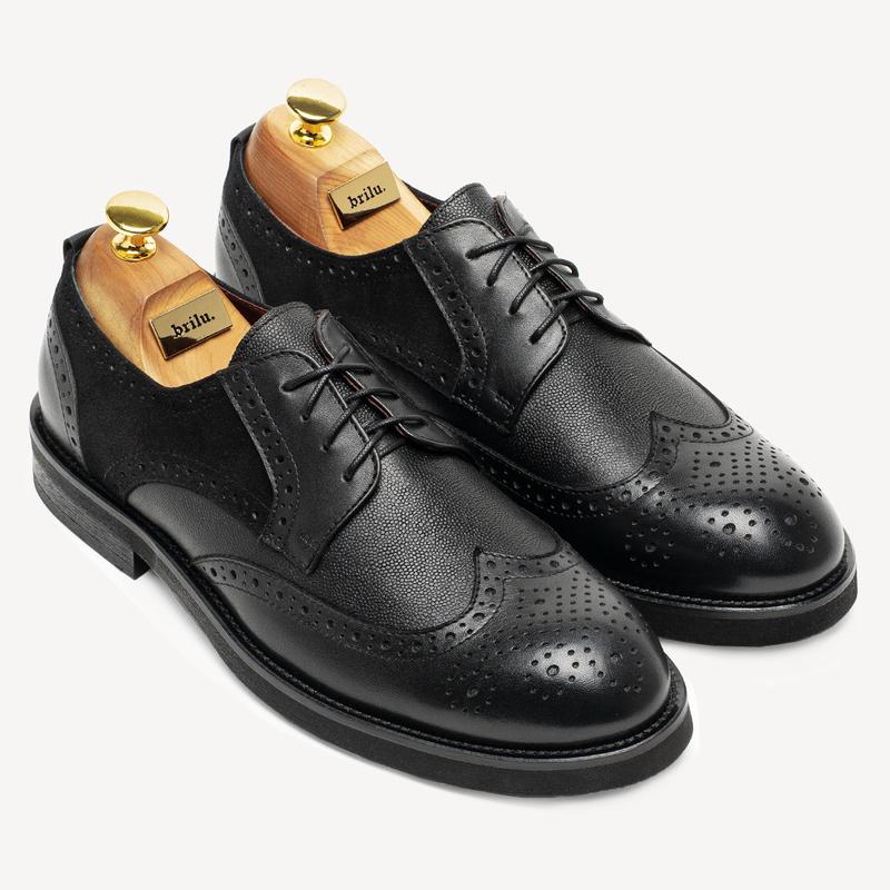 Buty do granatowego garnituru