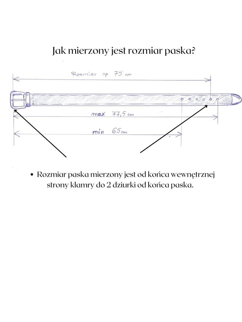 Dobór paska do spodni