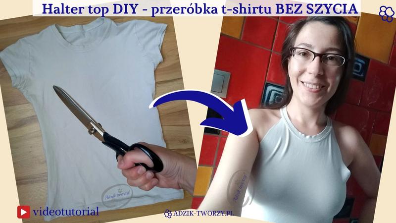 Męska koszula na damską bluzkę
