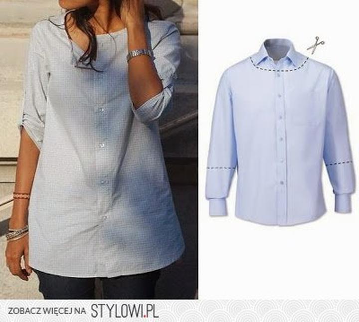 Stylizacje z koszulą w kratę