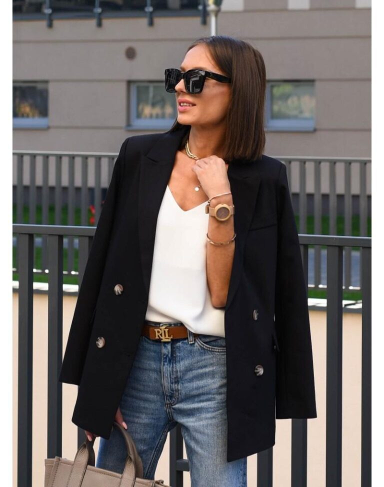 Jakie spodnie będą idealne do czarnej marynarki damskiej? Oto nasze propozycje!