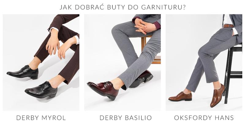 Czarne buty do garnituru