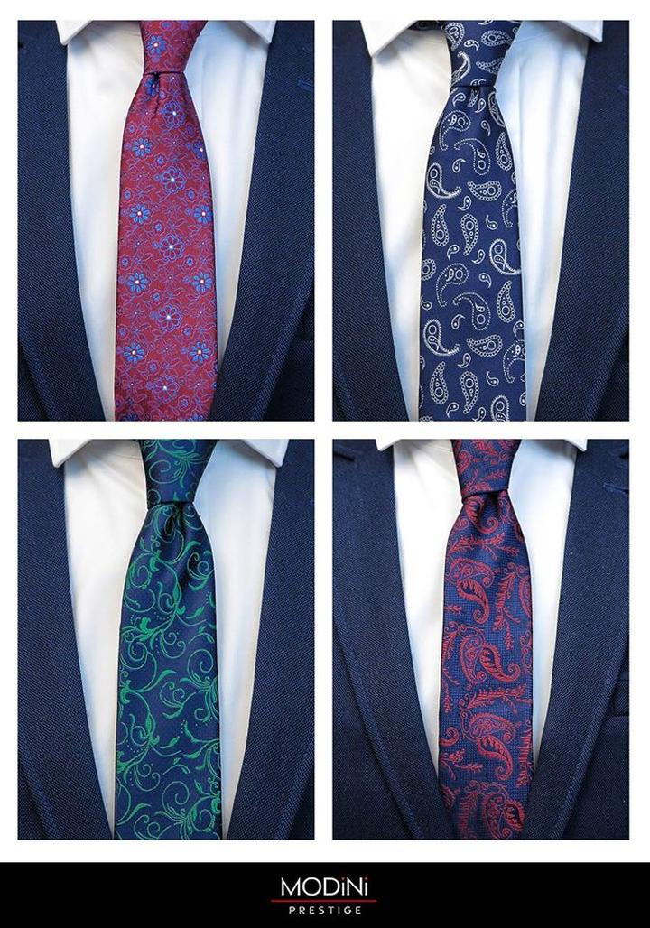 Wzory i kolory krawatów