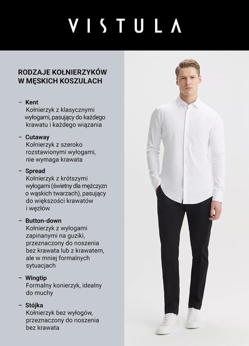 Kluczowe wymiary koszuli